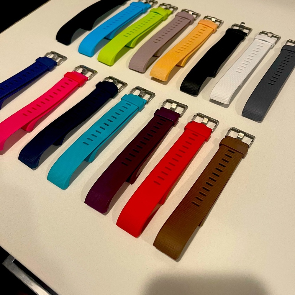 Fitbit Hydro Silicone Bands Multiple Colors Size Large